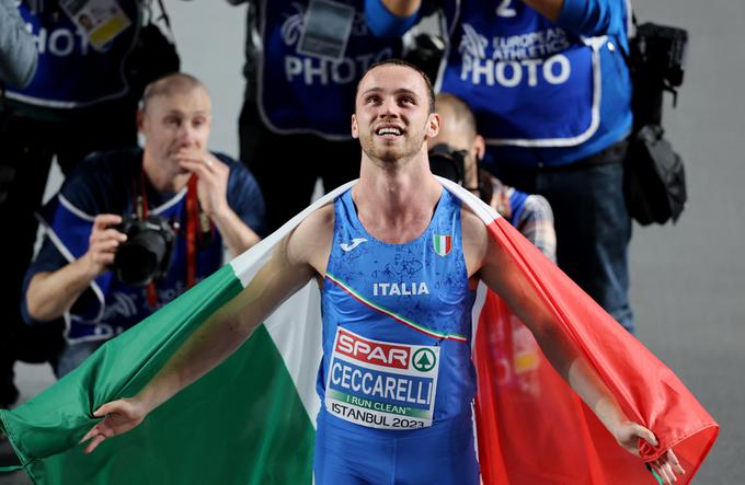 Samuele Ceccarelli je osvojil naslov evropskega prvaka. | Foto: Reuters