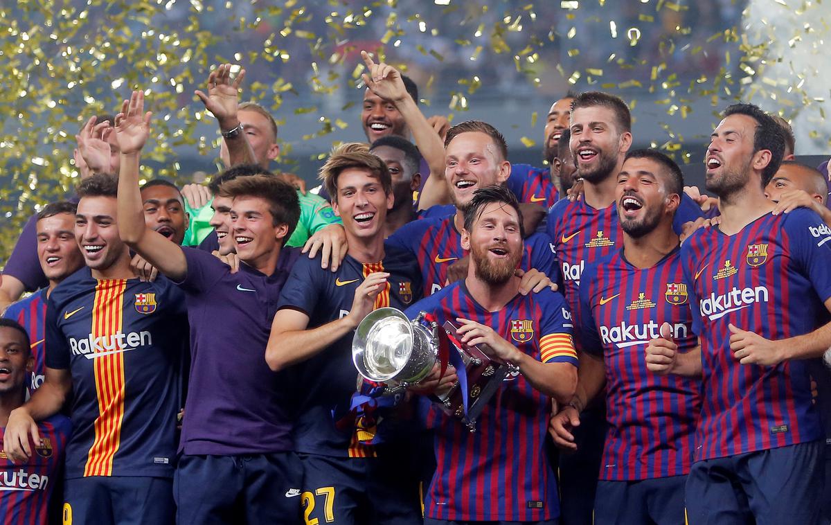 Barcelona, španski superpokal 2018 | Barcelona je zadnja zmagovalka španskega superpokala. | Foto Reuters