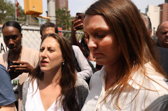 Michelle Licata (levo) in Courtney Wild, dve od domnevnih Epsteinovih žrtev | Foto: Getty Images