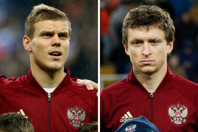 Pavel Mamajev Alekdander Kokorin | Aleksander Kokorin in Pavel Mamajev sta skupaj prejela tri leta zaporne kazni. | Foto Reuters
