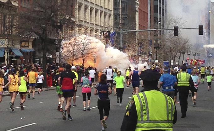 Eksplozija na Bostonskem maratonu leta 2013. | Foto: Reuters