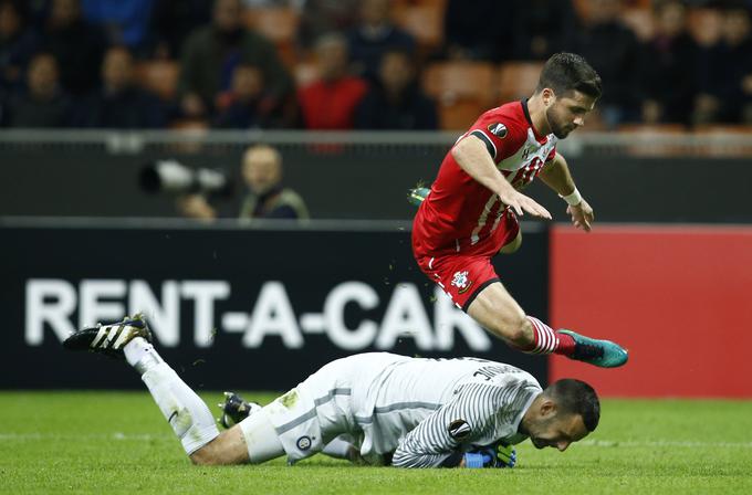 Samir Handanović je zaustavil vse poskuse Southamptona in s soigralci vknjižil prepotrebne tri točke. | Foto: Reuters
