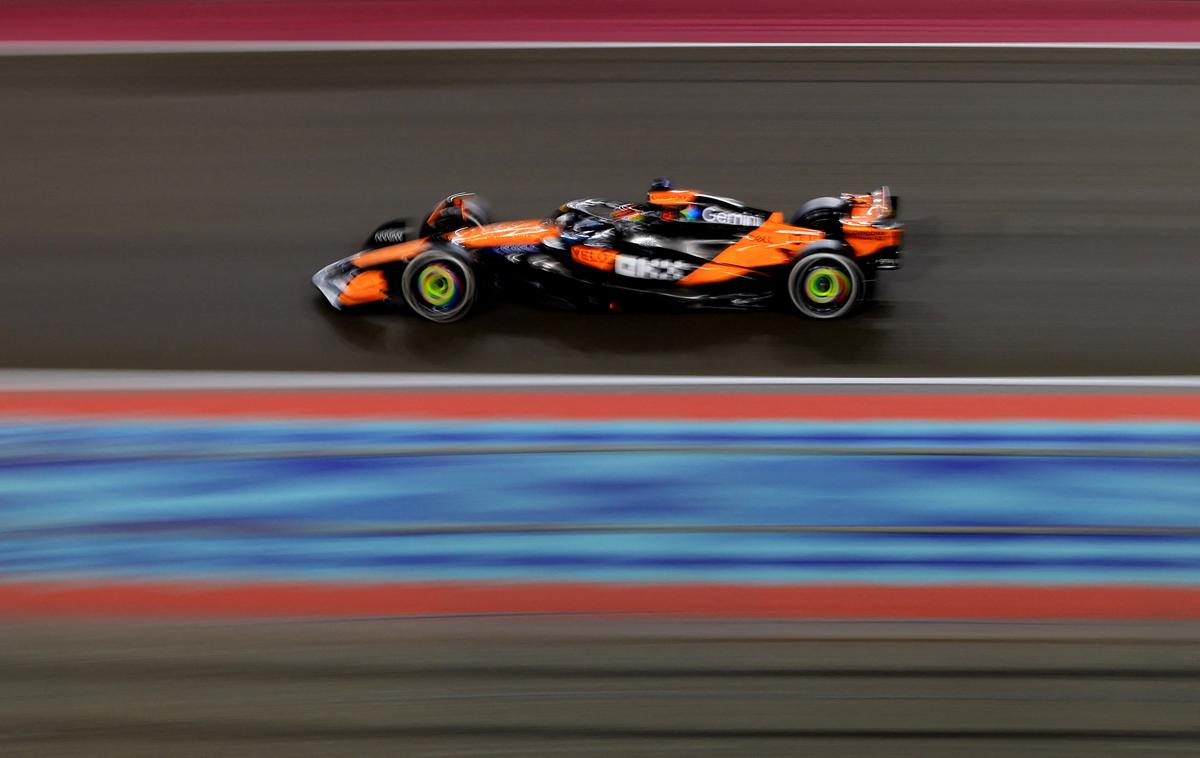 Katar Oscar Piastri McLaren | McLaren je v Katarju vrgel proč zmago Oscarja Piastrija in drugo mesto Landa Norrisa. | Foto Reuters
