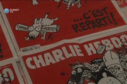 Charlie Hebdo po 7 tednih premora nazaj na prodajnih policah (video)