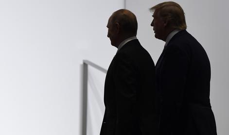 Kaj se bosta dogovorila Trump in Putin? Pogovor po telefonu še v teku.