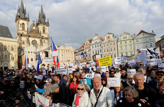 Praga protesti Češka Babiš | Foto: Reuters