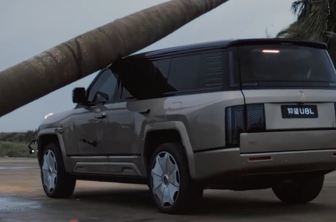 Dvotonsko deblo palme trikrat padlo na SUV: kako varni so potniki sredi tajfuna? #video