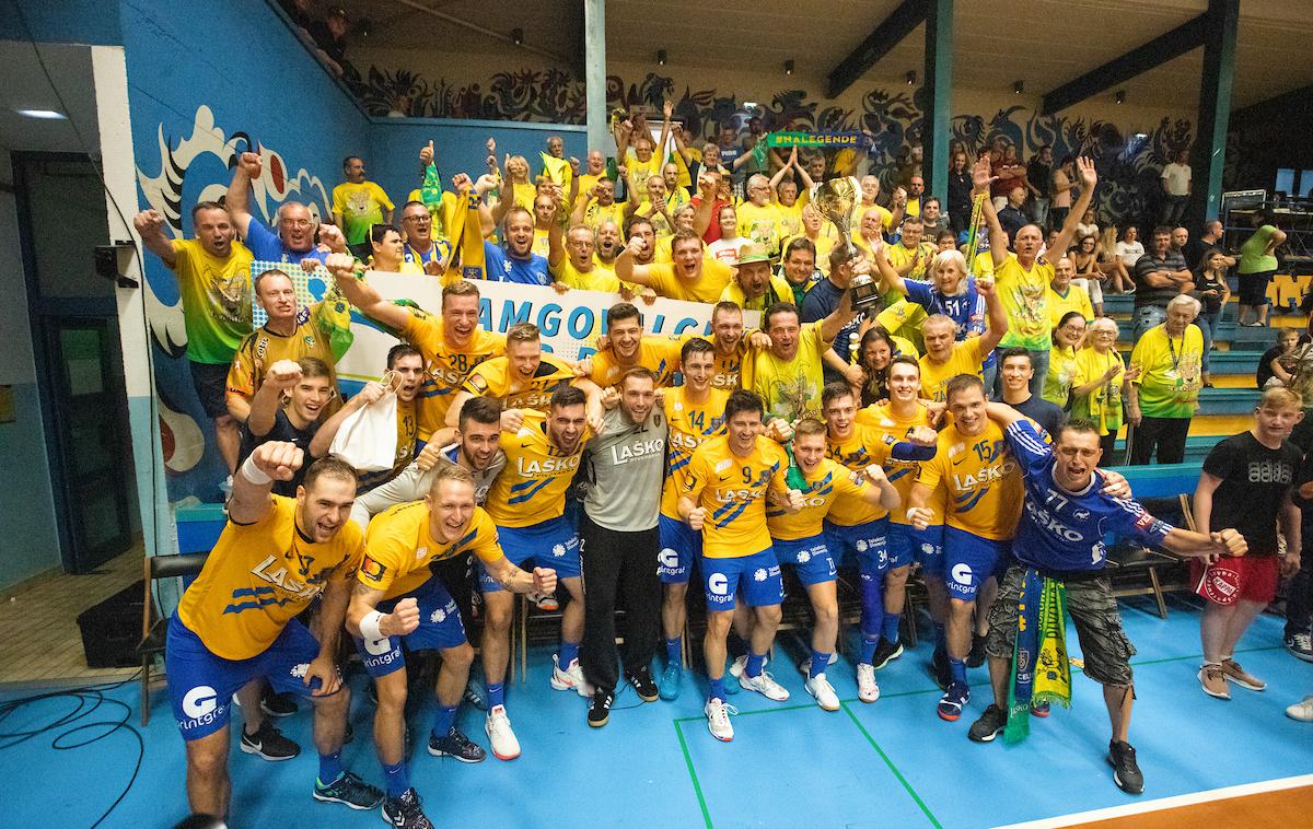 Celje Gorenje superpokal | Celjani se veselijo sedme superpokalne lovorike | Foto Jurij Vodušek/Sportida