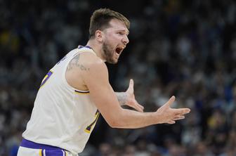 Luka Dončić in Lakers zapravili zmago in so pred bolečim izpadom