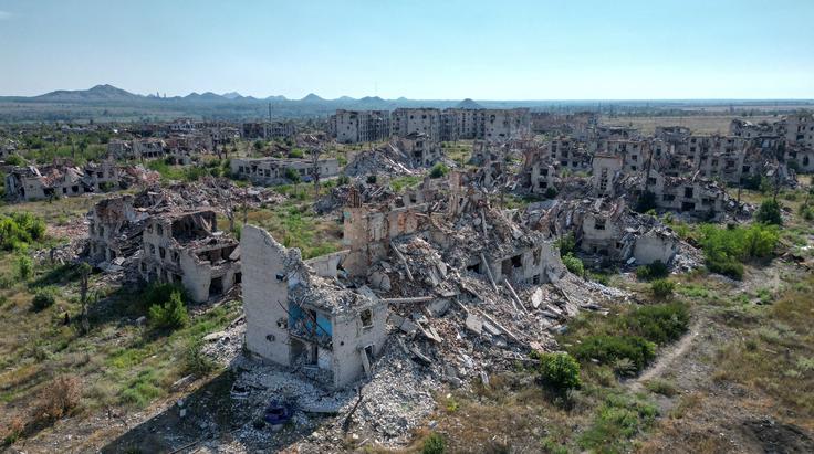 Marinka je postala mesto duhov.  | Foto: Reuters