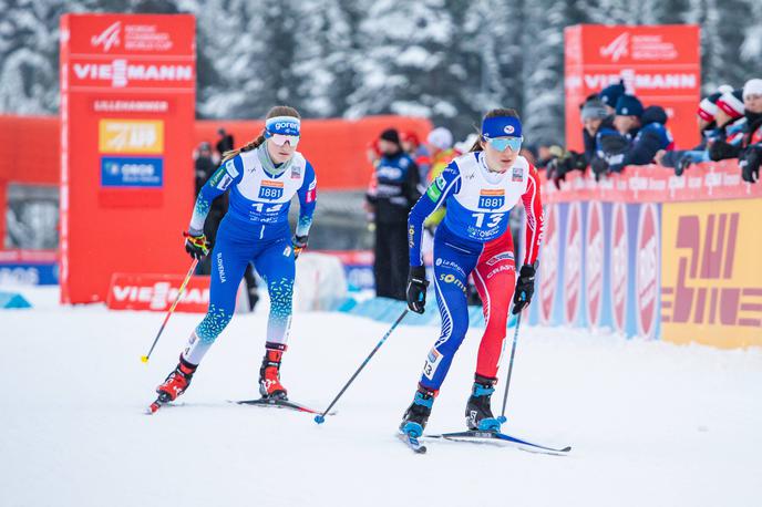 Ema Volavšek | Eva Volavšek je bila na drugi tekmi svetovnega pokala v Lillehammerju za mesto boljša kot dan prej, zasedla je sedmo mesto. | Foto Guliverimage