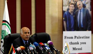 Predsedniku palestinskega nogometa kazen zaradi pozivov k sežigu Messijevih dresov