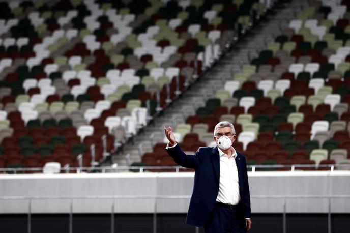 Thomas Bach | Predsednik Mednarodnega olimpijskega komiteja Thomas Bach se v teh dneh mudi na prizorišču prihodnjih olimpijskih iger v Tokiu.  | Foto Reuters