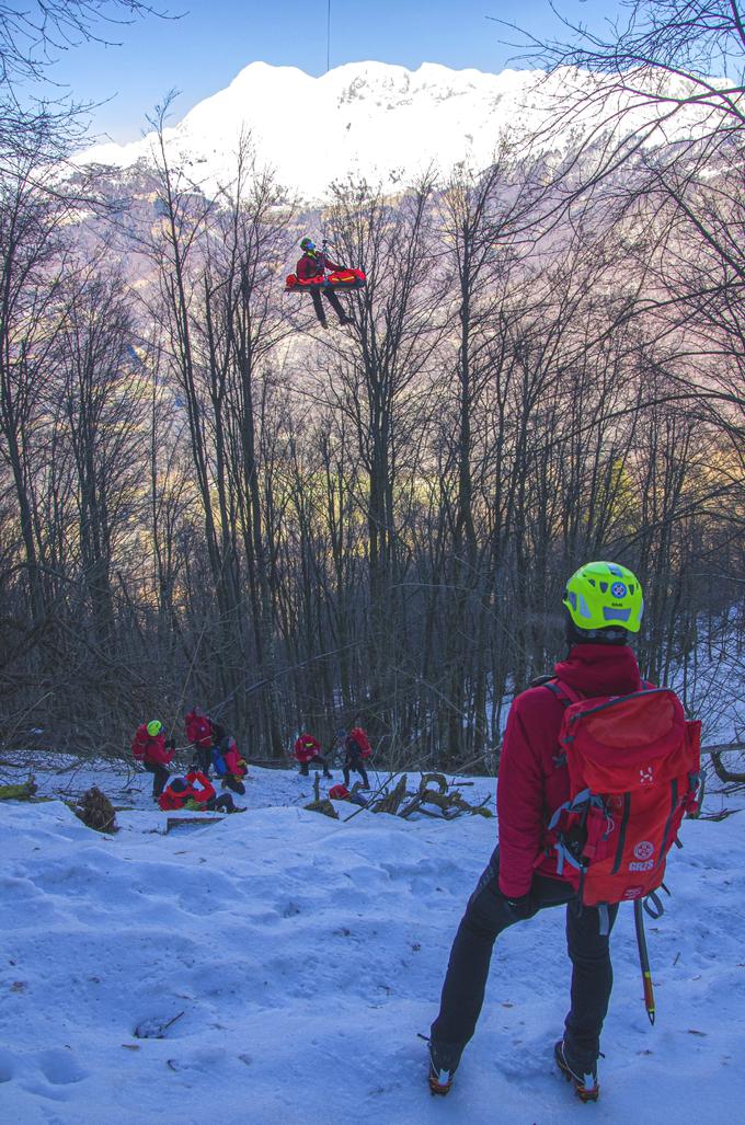 Nesreča v gorah Tolmin | Foto: PU Nova Gorica