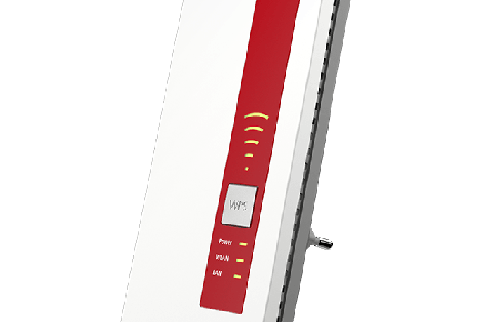 WiFi, omrežje, ojačevalnik, signal, Fritz! Repeater 1750E | Ojačevalniki brezžičnega signala FRITZ! podpirajo tehnologijo WiFi Mesh. | Foto AVM