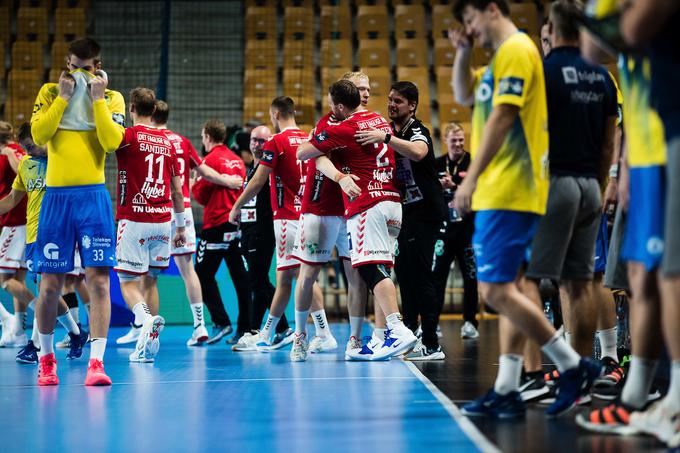 Aalborg je v tej sezoni gostoval tudi v Sloveniji. | Foto: Grega Valančič/Sportida