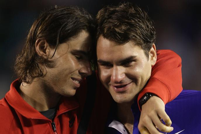 Rafael Nadal in Roger Federer | Foto Guliver/Getty Images