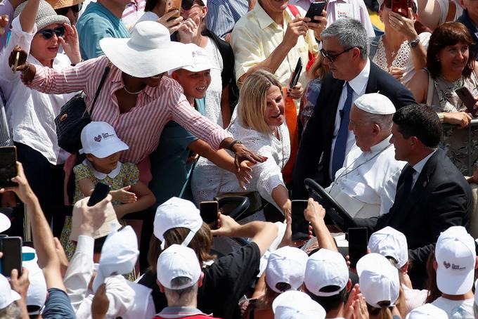 papež Frančišek v Trstu | Foto: Reuters