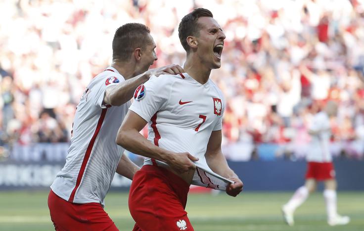Arkadiusz Milik je Poljakom zagotovil premierno zmago na evropskih prvenstvih. | Foto: 