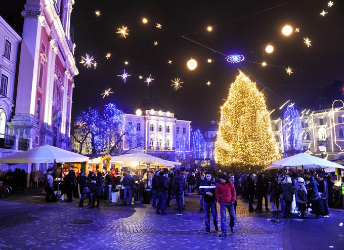 Ljubljana božične stojnice | Foto: STA ,