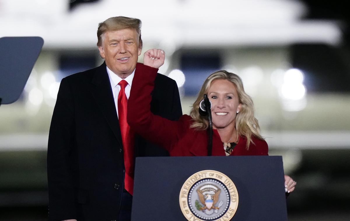 Donald Trump in Marjorie Taylor Greene | Foto Guliverimage