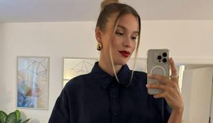 Po rojstvu druge hčerke se je oglasila Anamaria Goltes #foto