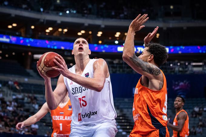 Nikola Jokić je bil z 19 točkami prvi strelec Srbije. | Foto: FIBA