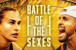 Sabalenka in Kyrgios v novi izvedbi "bitke spolov"