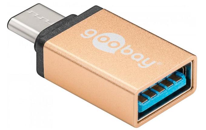 Adapter za USB-C dobro deluje tudi v navezi z zgoraj omenjenim USB-podaljškom. | Foto: 