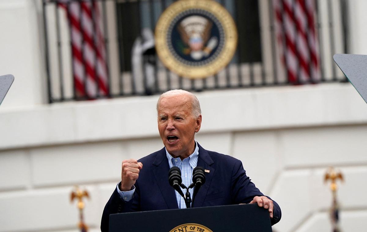 Joe Biden | "Toliko o tem, da je moja kampanja razpadla," je dejal.  | Foto Reuters