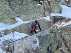 Reševanje dojenčka v gorah