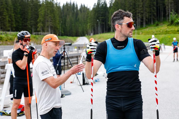 Slovensko biatlonsko reprezentanco je prevzel Italijan Armin Auchentaller. | Foto: Aleš Fevžer