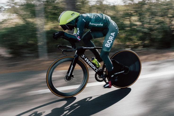 Primož Roglič kronometer | Foto: Matthis Waetzel/BORA - hansgrohe