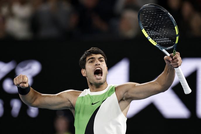 finale OP Avstralije Carlos Alcaraz |  Carlos Alcaraz je prvič osvojil OP Avstralije in tako dopolnil karierni grand slam. | Foto Reuters