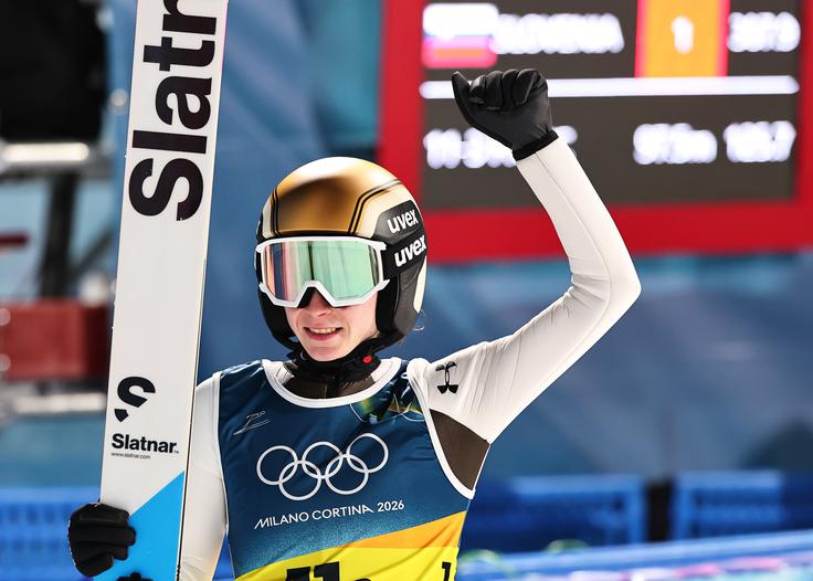 Nika Prevc je osvojila še drugo kolajno na teh olimpijskih igrah. | Foto: Guliverimage