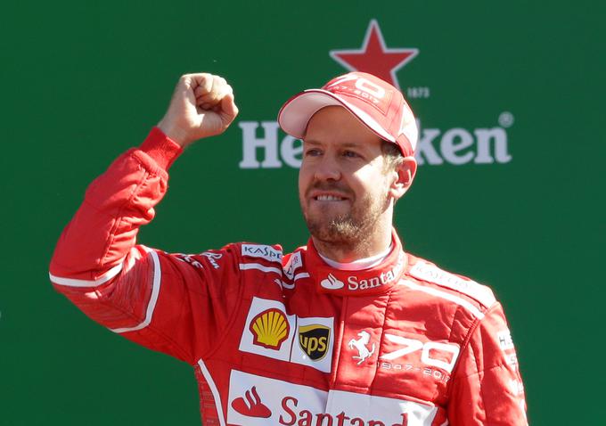 Nemec Sebastian Vettel je bil tokrat tretji. | Foto: Reuters