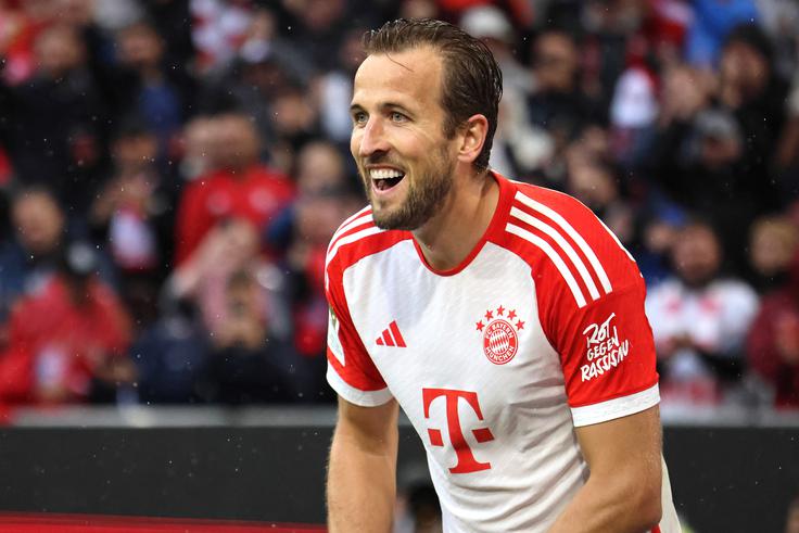 Harry Kane je na prvih treh tekmah za Bayern zabil tri gole. | Foto: Reuters