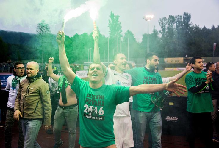 Pred pol leta je bil eden od ključnih mož Olimpije pri pohodu na naslov prvaka. Danes ga ni več zraven. | Foto: Vid Ponikvar