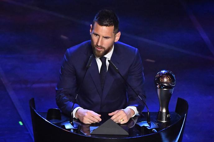 Lionel Messi | Lani je nagrado za najboljšega nogometaša leta na svetu po izboru Fife dobil Lionel Messi. | Foto Reuters