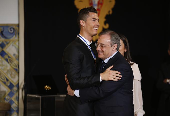Predsednik Reala zelo spoštuje Ronalda. | Foto: Reuters