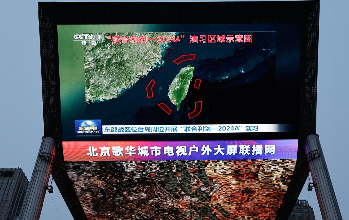 Kitajska, vojaške vaje, vojska | Vaje so bile del stopnjevanja kampanje ustrahovanja, v okviru katere je Kaitajska v zadnjih letih izvedla že niz podobnih vaj v bližini Tajvana. | Foto Reuters
