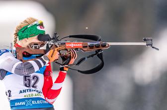Avstrijka do krstne zmage v Anterselvi, Slovenk pa tam ni