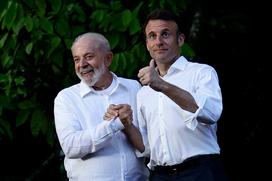 Francoski in brazilski predsednik