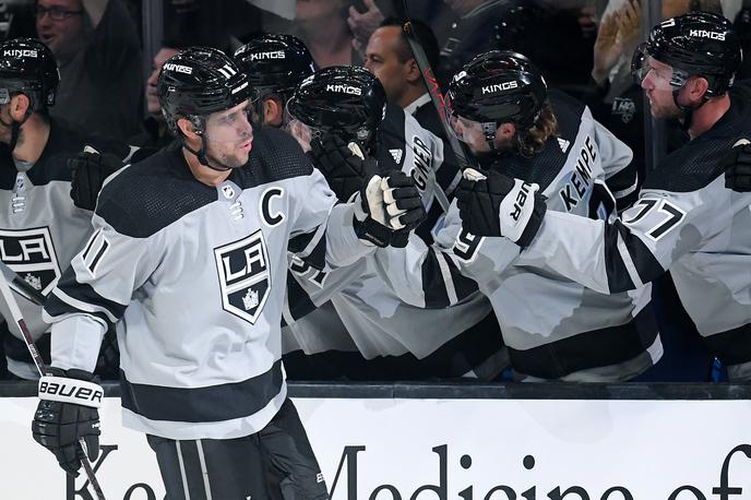 Anže Kopitar | Se bo Anže Kopitar s Kralji po dolgem času veselili zmage ali bo sledil četrti zaporedni poraz? | Foto Getty Images