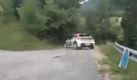 To je najbolj atraktivna nesreča relija v Žalcu #video