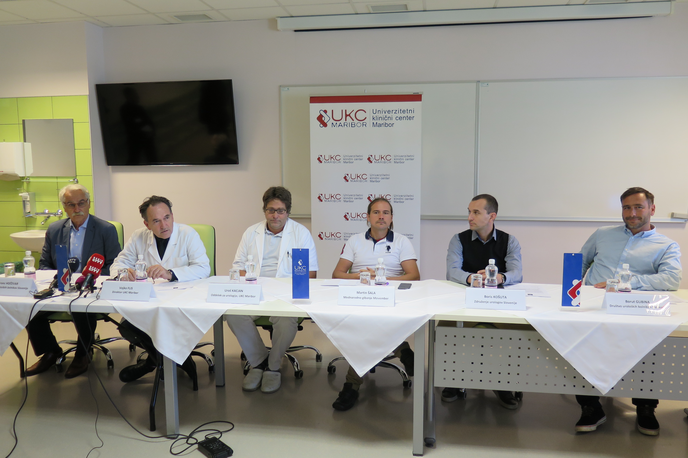 Novinarska konferenca oddelka za onkologijo UKC Maribor o raku prostate | Foto STA