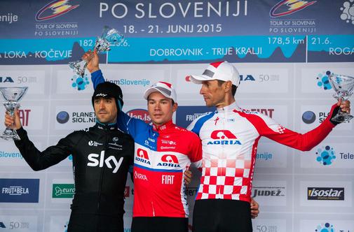 Primož Roglič is the hero of the climb to Trije Kralji