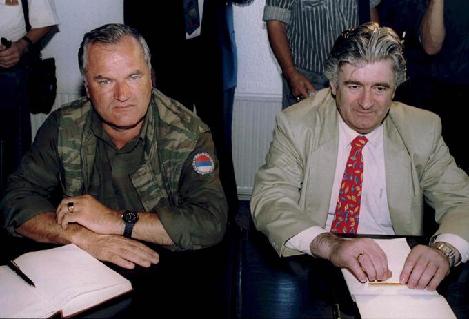 Ratko Mladić in Radovan Karadžić | Foto: Reuters