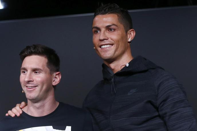 Lionel Messi Cristiano Ronaldo | 19. janurja letos se bosta morda še zadnjič pomerila Cristiano Ronaldo in Lionel Messi.   | Foto Reuters