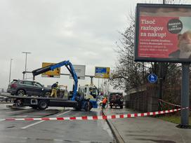prometna nesreča, Šmartinska cesta